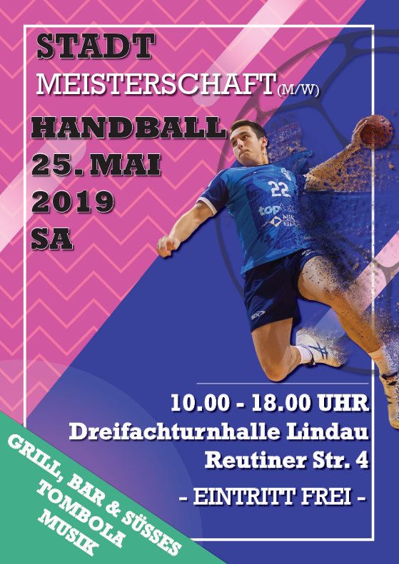 Plakat Stadtmeisterschaft Handball 2019