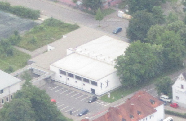 Luftbild Sporthallen Bodensee Gymnasium