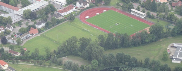 Luftbild Sportplatz Stadion Lindau