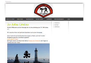 Internetseite ww.ju-jutsu-lindau.de