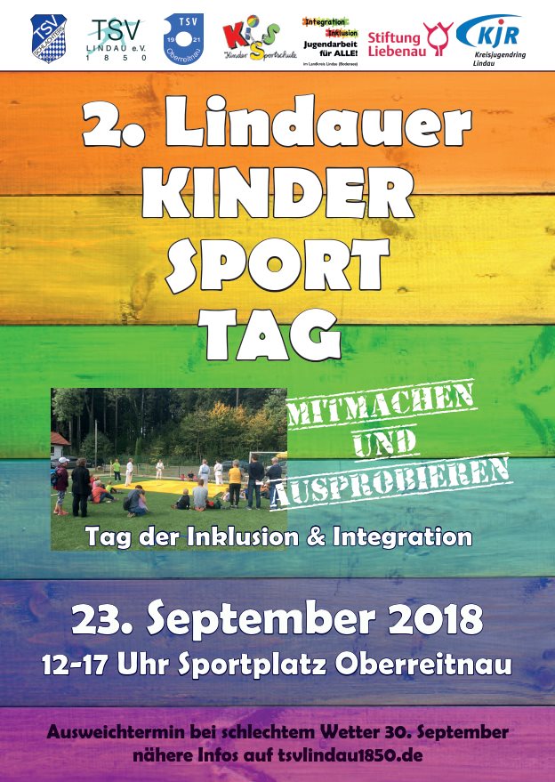 Plakat 2. Lindauer Kindersporttag